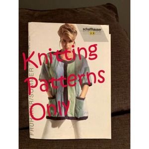 Schaffhauser 111 Summer 1992 Knitting Pattern Book German w English translation